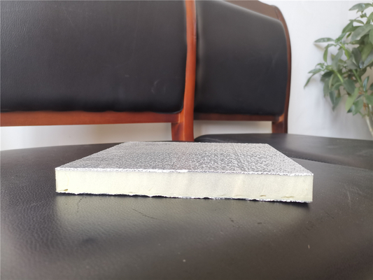 Modern Design Hard PIR Foam Board with 2 Sides Aluminium Foil Rock Wool Material for Exterior and Warehouse Applications