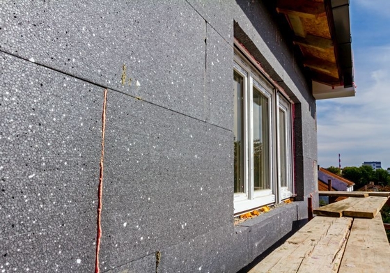 Modern 10mm Thick EPS Grey Polystyrene Sheets Pack of 30 for Construction & Warehouse-External Wall Application