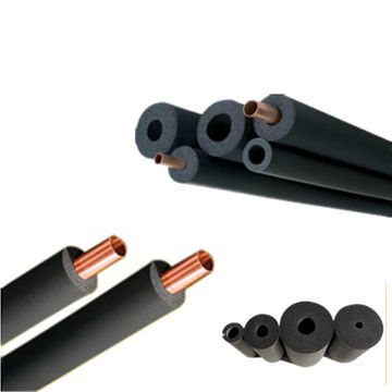 Rubber Foam Pipe Pre-cut with Aluminium Foil