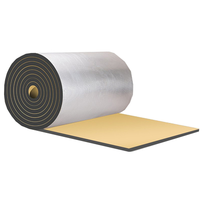 Black Nitrile Rubber Foam Insulation Sheets with Aluminium Foil